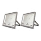 Two 100W LED flood lights with 'Formost' branding on a white background