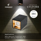 Wall-mounted light fixture with Formost branding on a tiled wall background