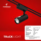 Track light with specifications on a red background, featuring the Formost brand.