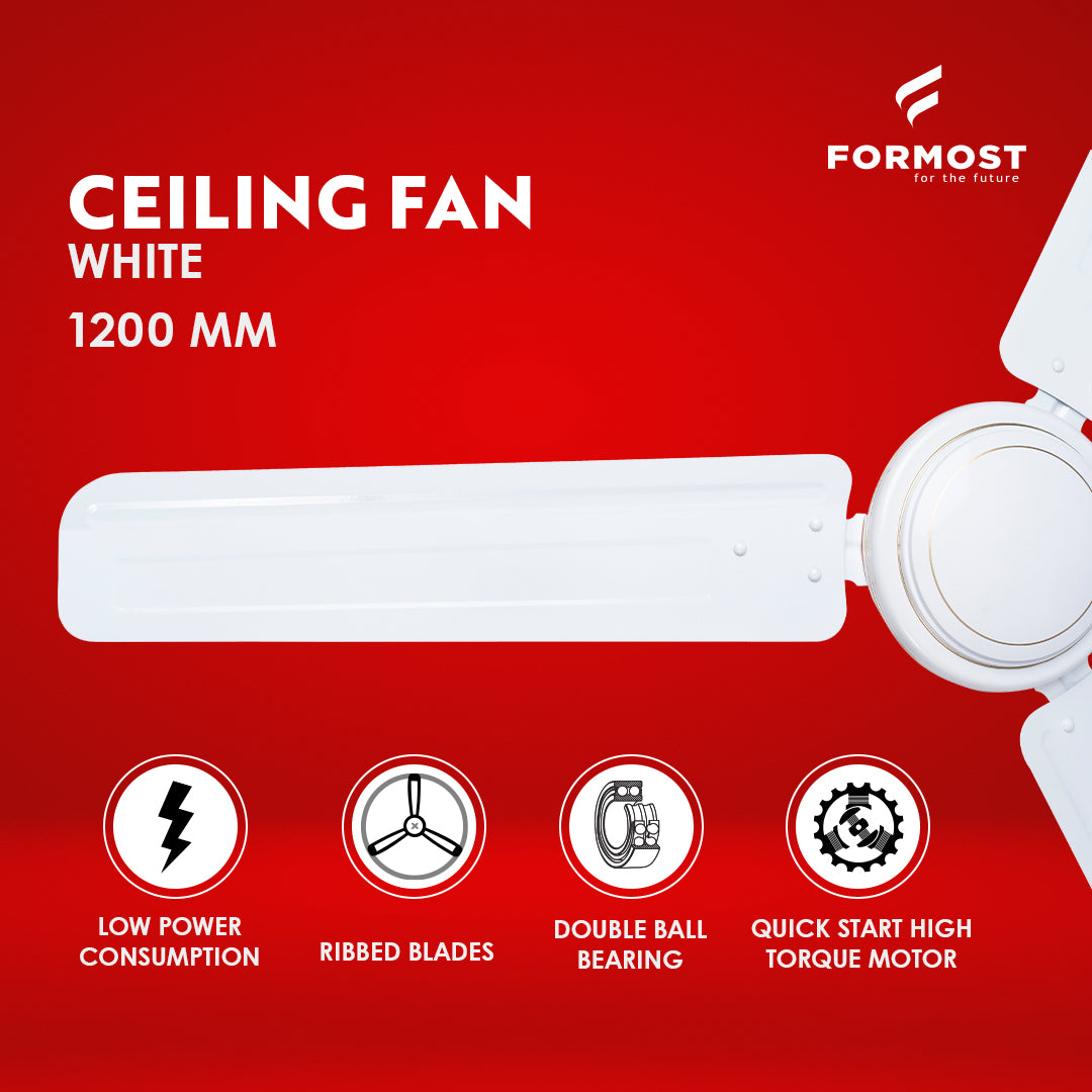 FORMOST Electric Ceiling Fan 1200mm - Formost For the future