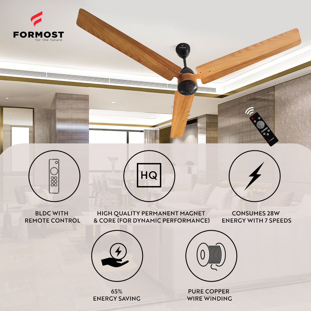 Motor Ceiling Fans with Remote