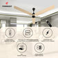 FORMOST 1400mm BLDC Motor Ceiling Fans with Remote Ivory and Black