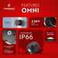 Formost Omni features on a red background with product images and text.