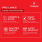 Formost Pro Lance flood light features on a red background