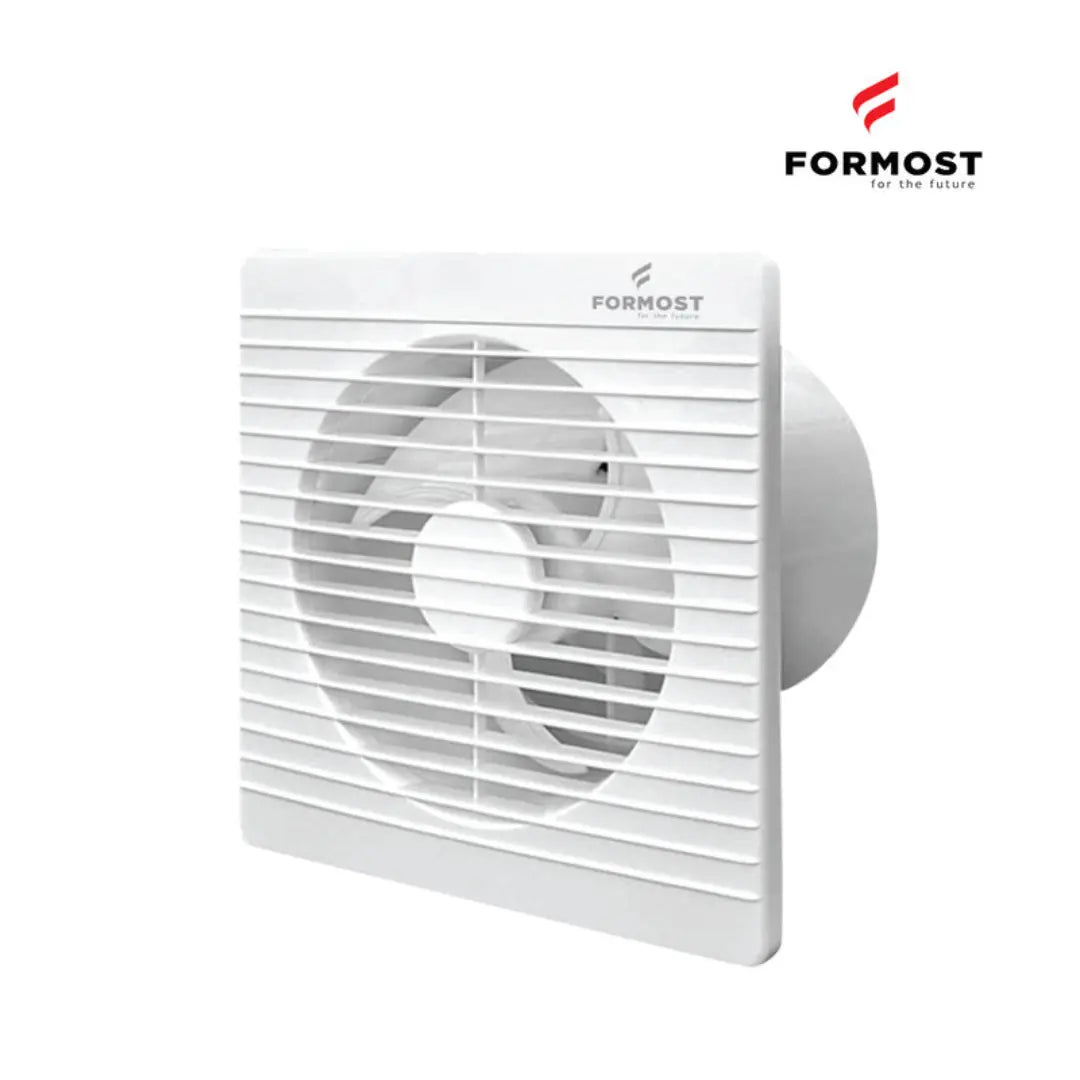 White exhaust fan with Formost logo on a white background