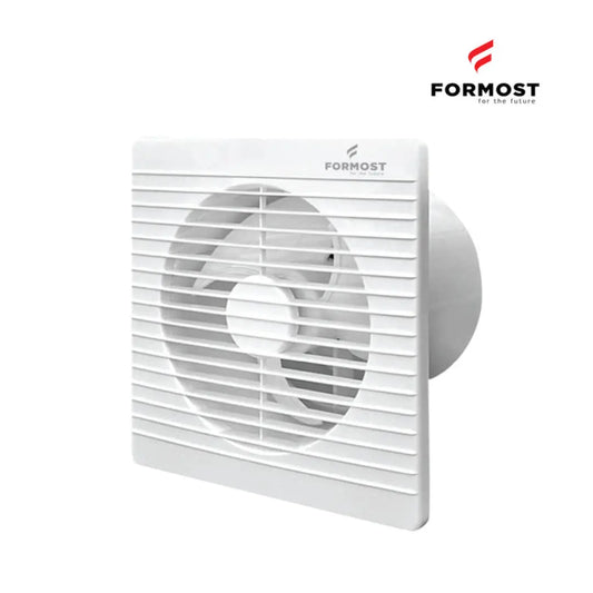 White exhaust fan with Formost logo on a white background