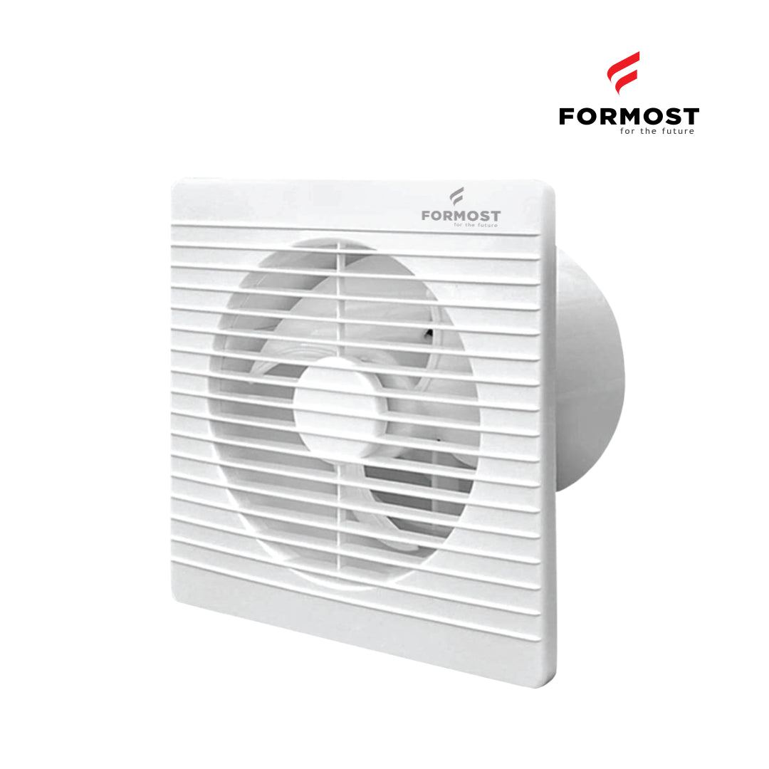 White exhaust fan with Formost logo on a white background