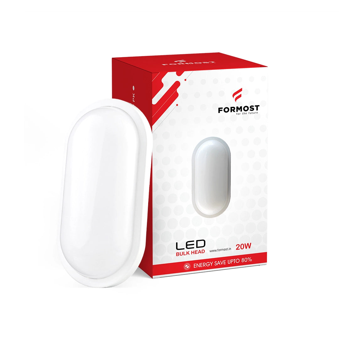 LED bulb packaging with Formost branding on a white background