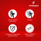 Formost fan features on a red background with brand logo.