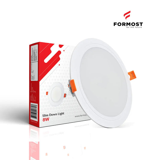 Formost slim down light with packaging on a white background