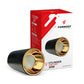 Formost Cylinder COB light 20W packaging with gold and black cylindrical light on a white background