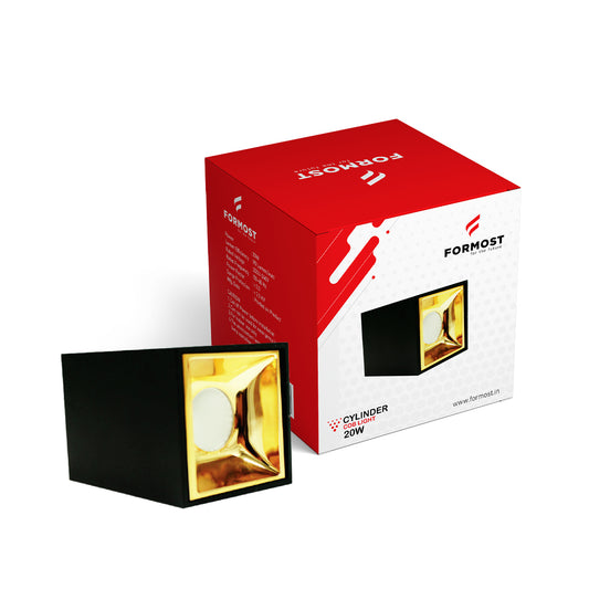 Formost light fixture with packaging on a white background